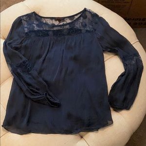 Navy blue blouse